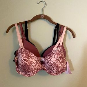 Woman’s Danskin Bras, Set of Three, Size 36C